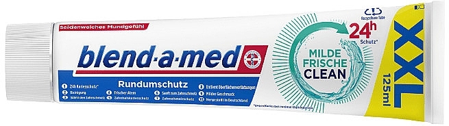 Zahnpasta Milde Frische Claen für Rundumschutz - Blend-a-med Mild Fresh Clean Toothpaste — Bild N2