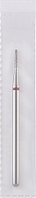 Düfte, Parfümerie und Kosmetik Diamant-Nagelfräser Kegelstumpf L-6 mm 1,2 mm rot - Head The Beauty Tools