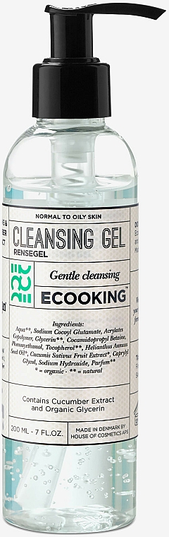 Reinigungsgel für normale und fettige Haut - Ecooking Cleansing Gel — Bild N1