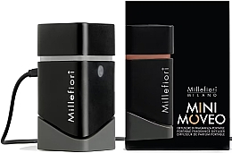 Düfte, Parfümerie und Kosmetik Mini-Lufterfrischer schwarz - Millefiori Milano Mini Moveo Diffuser Black