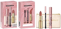 Düfte, Parfümerie und Kosmetik Set - L'Oreal Paris I Am Worth It Nude Set (mascara/6.4ml + e/liner/1.2g + lipstick/4.5ml)