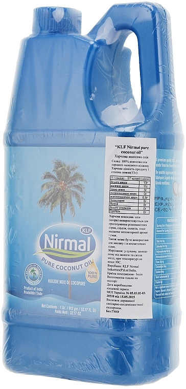 Kokosöl für Gesicht - KLF Nirmal Pure Coconut Oil — Foto N6