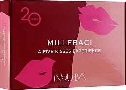 Düfte, Parfümerie und Kosmetik Lippenpflegeset №3 (Lippenstift 5x6ml) - NoUBA Millebaci Box Set 5 Kisses Experience