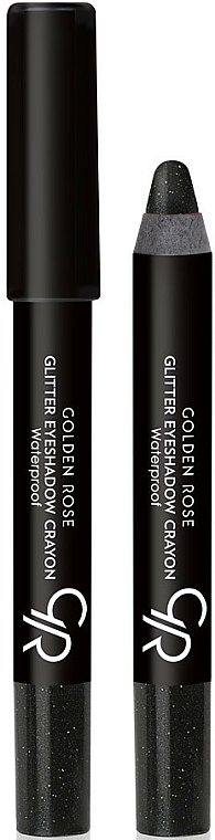 Glänzender, wasserdichter Lidschattenstift - Golden Rose Glitter Eyeshadow Crayon Waterproof — Foto N2