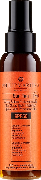 Sonnenschutzlotion für den Körper mit Vitamin E SPF 50 - Philip Martin's Sun Tan SPF 50 — Bild N2