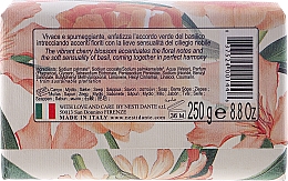 Naturseife Noble Cherry Blossom & Basil - Nesti Dante Natural Soap Romantica Collection — Bild N2