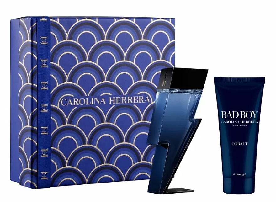 Carolina Herrera Bad Boy Cobalt - Zestaw (edp/100ml + sh/gel/100ml — Bild N1