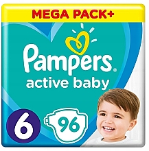 Düfte, Parfümerie und Kosmetik Windeln Active Baby 6 (13-18 kg) 96 St. - Pampers