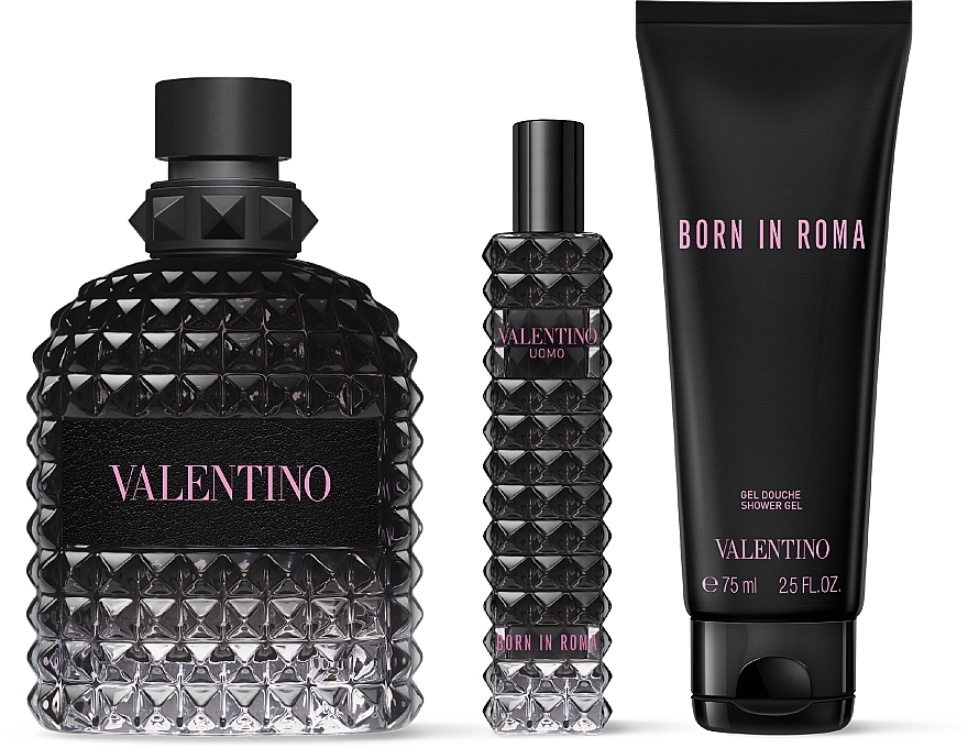 Valentino Uomo Born In Roma - Set (EDT/100 ml+EDT/15 ml+sh/gel/75 ml) — Bild N2