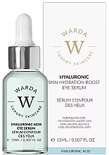 Düfte, Parfümerie und Kosmetik Augenserum mit Hyaluronsäure - Warda Skin Hydration Boost Hyaluronic Acid Eye Serum