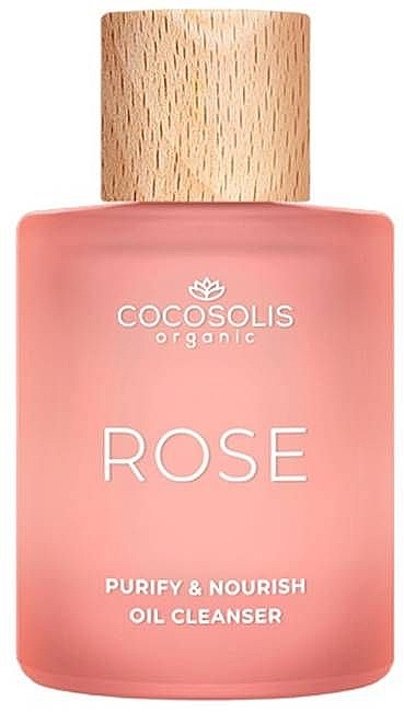 Reinigendes und pflegendes Gesichtsöl - Cocosolis Rose Purify & Nourish Oil Cleanser  — Bild N1