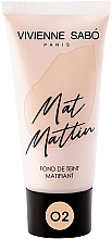 Düfte, Parfümerie und Kosmetik Mattierende Foundation - Vivienne Sabo Mat Mattin Mattifying Foundation