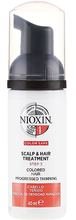 Haarset - Nioxin Hair System System 4 Kit (Shampoo/150ml + Haarspülung/150ml + Haarmaske/40ml) — Bild N4