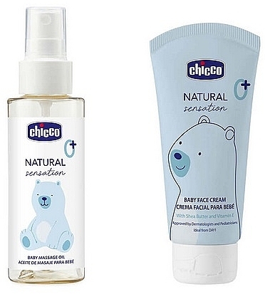 Chicco Natural Sensation We Are 2 Set (Gesichtscreme 50 ml + Massageöl 100 ml) - Set — Bild N2