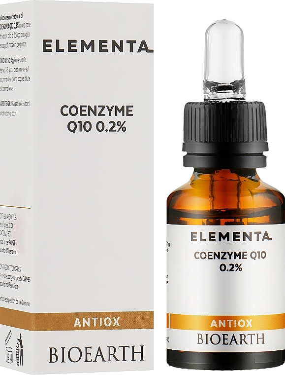 Konzentrierte Lösung Coenzym Q10 0,2 % - Bioearth Elementa Antiox Coenzyme Q10 0,2% — Bild N2