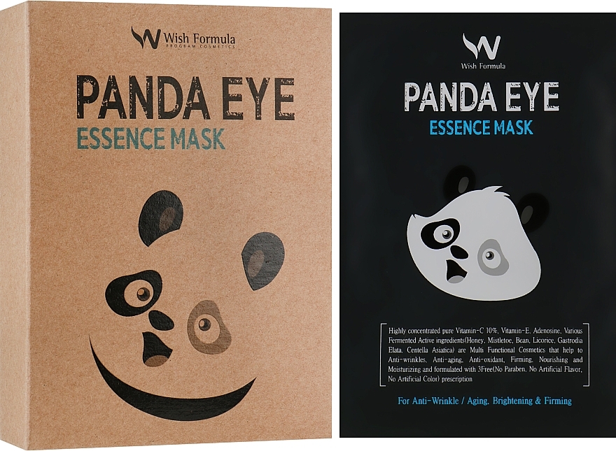 Feuchtigkeitsspendende Augenmaske - Wish Formula Panda Eye Essence Mask — Bild N2