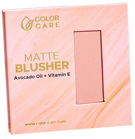 Mattes Rouge mit Avocadoöl und Vitamin E - Color Care Matte Blusher — Bild N2