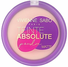 Matter Kompaktpuder für das Gesicht mit Nude-Effekt - Vivienne Sabo Mattifying Pressed Powder Teinte Absolute Matte — Bild N1