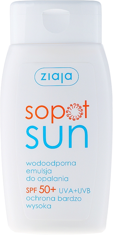 Wasserfeste Sonnenschutzemulsion SPF 50+ - Ziaja Body Emulsion