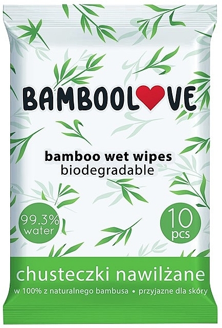 Feuchttücher aus Bambus 10 St. - Bamboolove Pocket Wipes — Bild N1