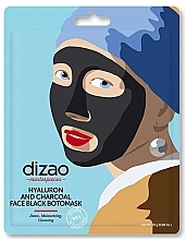 Düfte, Parfümerie und Kosmetik Entgiftende Gesichtsmaske mit Hyaluronsäure und Aktivkohle - Dizao