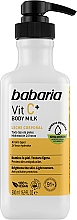 Düfte, Parfümerie und Kosmetik Feuchtigkeitsspendende Körpermilch mit Vitamin C für alle Hauttypen - Babaria Body Milk Vit C+