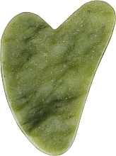 Gesichtsmassage-Platte grüner Jade - Palsar7 Guasha Green Xiuyan Jade Massage Plate — Bild N1