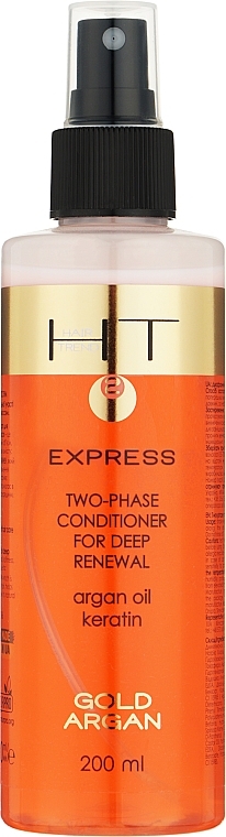 Zweiphasiger Conditioner - Hair Trend Express Gold Argana Conditioner — Bild N4