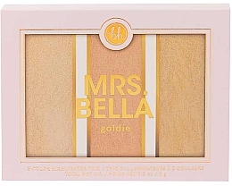 Düfte, Parfümerie und Kosmetik Highlighter-Palette - BH Cosmetics Mrs. Bella Highlighter Palette
