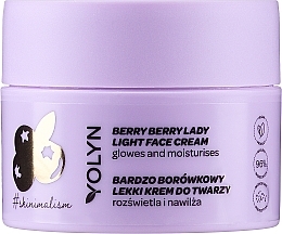 Aufhellende Gesichtscreme mit Blaubeere - Yolyn Berry Berry Lady Light Face Cream — Bild N1