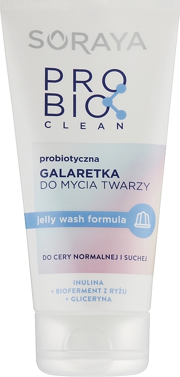 Gesichtsreinigungsgel mit Probiotika für normale und trockene Haut - Soraya Probio Clean — Bild N1