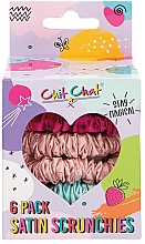 Düfte, Parfümerie und Kosmetik Haarset 6 St. - Chit Chat Satin Scrunchies 6 Pack