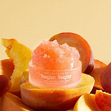 Natürliches Lippenpeeling Pfirsich mit Zucker, Kakaobutter, Sheabutter und Agavennektar - NCLA Beauty Sugar, Sugar Peach Lip Scrub — Bild N6