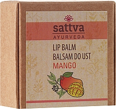Düfte, Parfümerie und Kosmetik Lippenbalsam "Mango" - Swati Ayurveda Lip Balm Mango