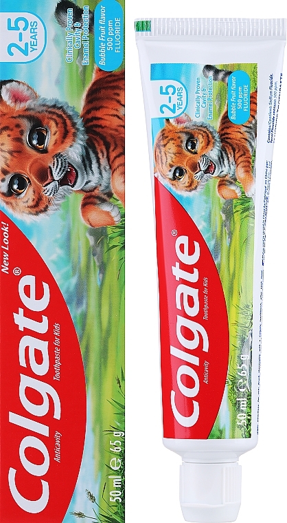Kinderzahnpasta 2-5 Jahre - Colgate Toddler Bubble Fruit Anticavity Toothpaste For 2-5 Years Kids — Foto N2
