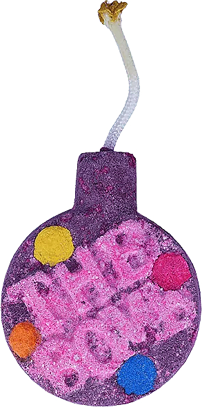 Badebombe mit Kaolin - Bomb Cosmetics Fizzy Rascal Watercolours — Bild N1