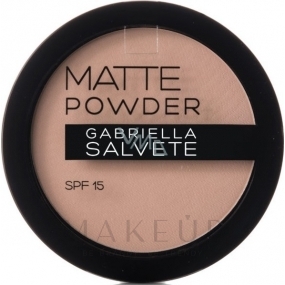 Mattierender Puder LSF 15 - Gabriella Salvete Matte Powder SPF15 — Bild 01 Ivory