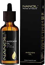 Düfte, Parfümerie und Kosmetik Avocadoöl für Gesicht, Körper und Haar - Nanoil Body Face and Hair Avocado Oil