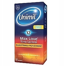 Düfte, Parfümerie und Kosmetik Kondome 12 St. - Unimil Max Love Time Control