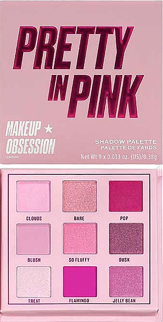 Lidschatten-Palette - Makeup Obsession Pretty In Pink Shadow Palette — Bild N1