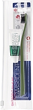 Düfte, Parfümerie und Kosmetik Zahnpflegeset - SWISSDENT Biocare Travel Set (Auhellende Zahnpasta Mini 10ml + Zahnbürste weich-mittel grün 1St.)