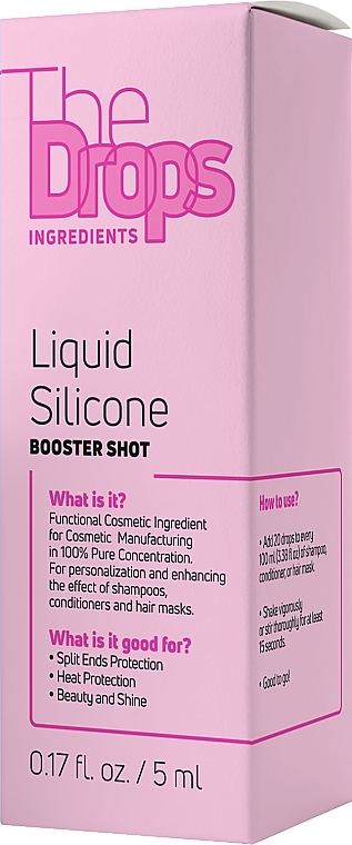 Haarkomplex -  Pharma Group Laboratories The Drops Liquid Silicone Booster Shot  — Bild N2