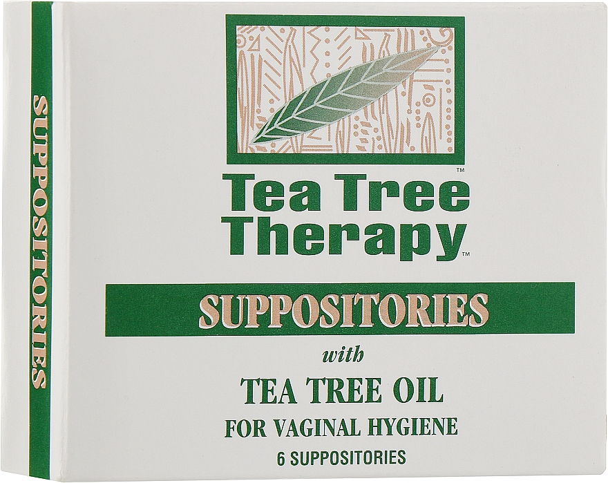 Teebaumöl für Vaginalhygiene - Tea Tree Therapy Suppositories For Vaginal Hygiene — Bild N1