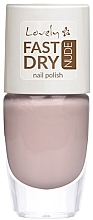 Düfte, Parfümerie und Kosmetik Nagellack - Lovely Fast Dry Nude Nail Polish