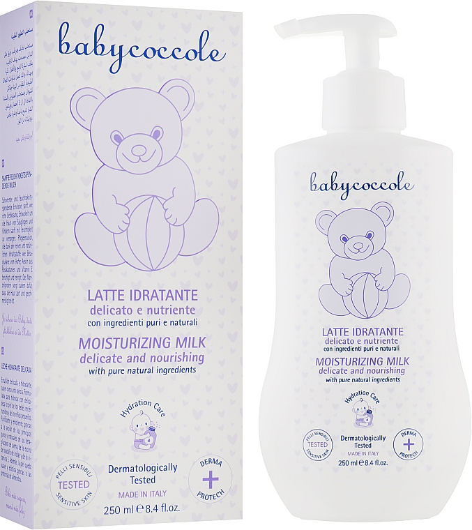 Sanfte Feuchtigkeitsmilch für Kinder - Babycoccole Mousturising Milk — Bild N2