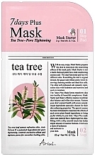 Düfte, Parfümerie und Kosmetik Gesichtsmaske in zwei Schritten mit Teebaum - Ariul 7 Days Plus Mask Tea Tree