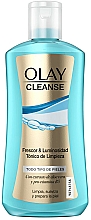 Düfte, Parfümerie und Kosmetik Erfrischendes und reinigendes Gesichtstonikum mit Aloe Vera und Provitamin B5 - Olay Cleanse Tonic Freshness & Brightness