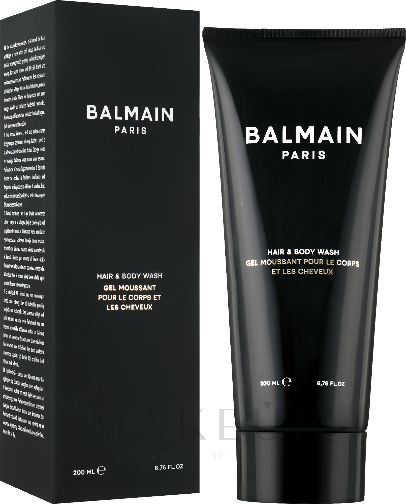 2in1 Feuchtigkeitsspendendes Shampoo und Duschgel für Männer - Balmain Hair & Body Wash — Bild 200 ml
