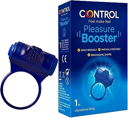 Vibrationsring für Paare - Control Pleasure Booster Vibrating Ring — Bild N2