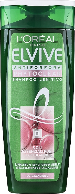Beruhigendes Anti-Schuppen-Shampoo - L'Oreal Paris Elvive Phytoclear Antiforfora Shampoo — Bild N1